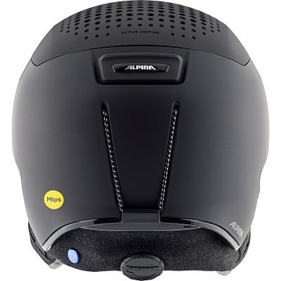Превью Шлем горнолыжный Шлем горнолыжный ALPINA Banff Mips Black Matt (A9244-30)